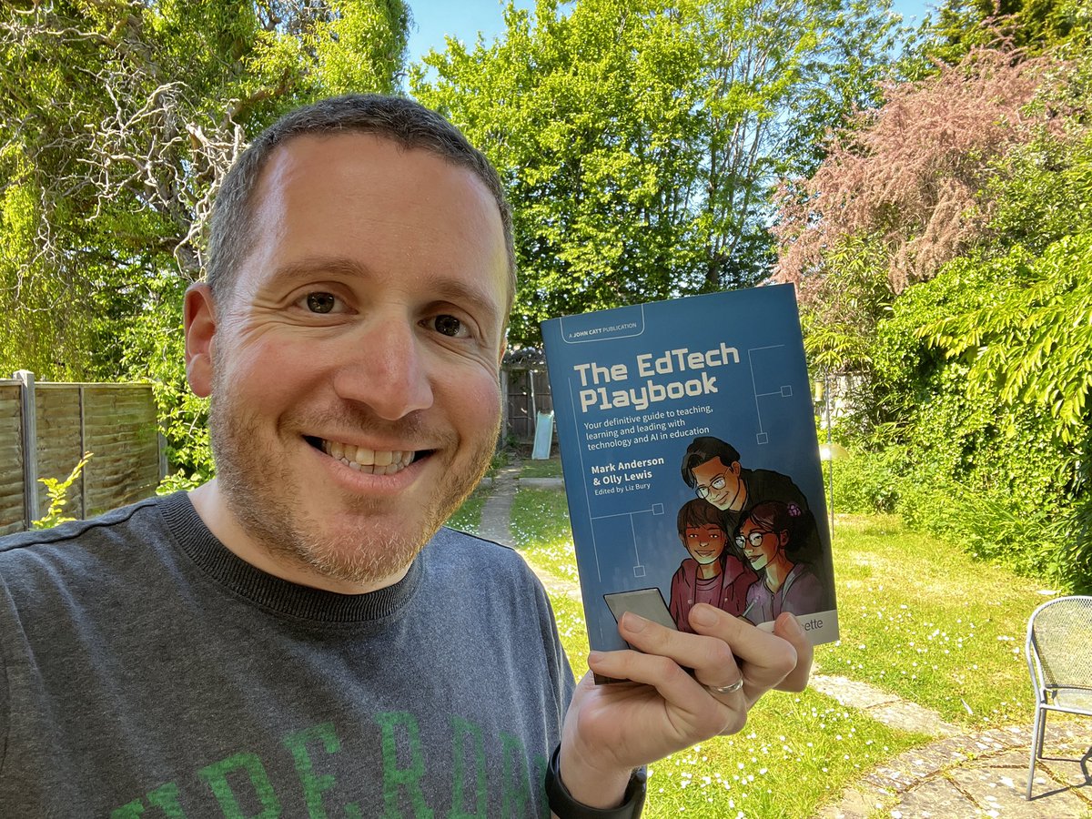 James Fraser (@eatsleepictrpt) on Twitter photo What a fab way to start the weekend with my copy of The EdTech Playbook arriving through my door!
Can’t wait to read it & excited to see my case study featured in Chapter 13 where I’ve shared ideas for using tech in Geography!
Congrats to <a href="/ICTEvangelist/">Mark Anderson</a> & <a href="/OLewis_coaching/">Olly Lewis</a>! 👏🏻 What a fab way to start the weekend with my copy of The EdTech Playbook arriving through my door!
Can’t wait to read it & excited to see my case study featured in Chapter 13 where I’ve shared ideas for using tech in Geography!
Congrats to <a href="/ICTEvangelist/">Mark Anderson</a> & <a href="/OLewis_coaching/">Olly Lewis</a>! 👏🏻