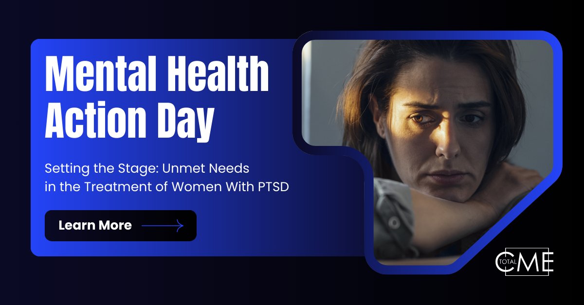 Many women with #PTSD go undiagnosed due to delayed recognition and clinician discomfort.

Drs. Goldberg and McIntyre offer the necessary tools to screen with empathy: reachmd.com/u/16448

#MentalHealthActionDay is May 16—let's close the gap.

#NewHopeInPTSD  #PTSDAwareness