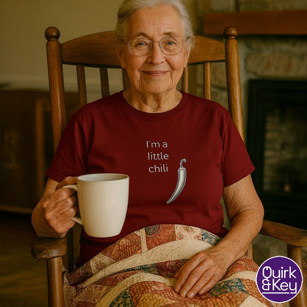 QuirkAndKey's tweet photo. Cold hands. Warm puns. 🌶️
This “I’m a Little Chili” tee brings cozy cayenne vibes and introvert humor together in one spicy-soft package.
Grab yours now → https://t.co/jNyOHXwWsL

#CayenneStyle #LittleChili #FoodPunShirt #FunnyTee #CozyFashion #IntrovertLife #QuirkAndKey https://t.co/S3IWl55q5m