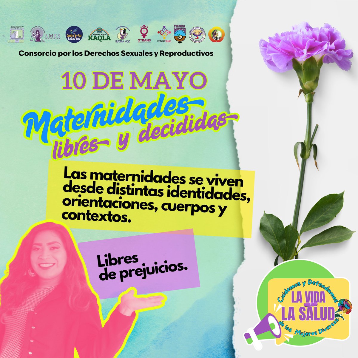 NosotrasConect1's tweet photo. 🌷Honramos a todas las mujeres que maternan desde el amor, la decisión y la libertad. 

Celebramos las maternidades diversas: las que se eligen, las que se reinventan y también las que no se viven, porque todas son válidas.
#PorLaVidayLaSaludDeLasMujeres #MujeresDiversas https://t.co/YMJ9of56SZ