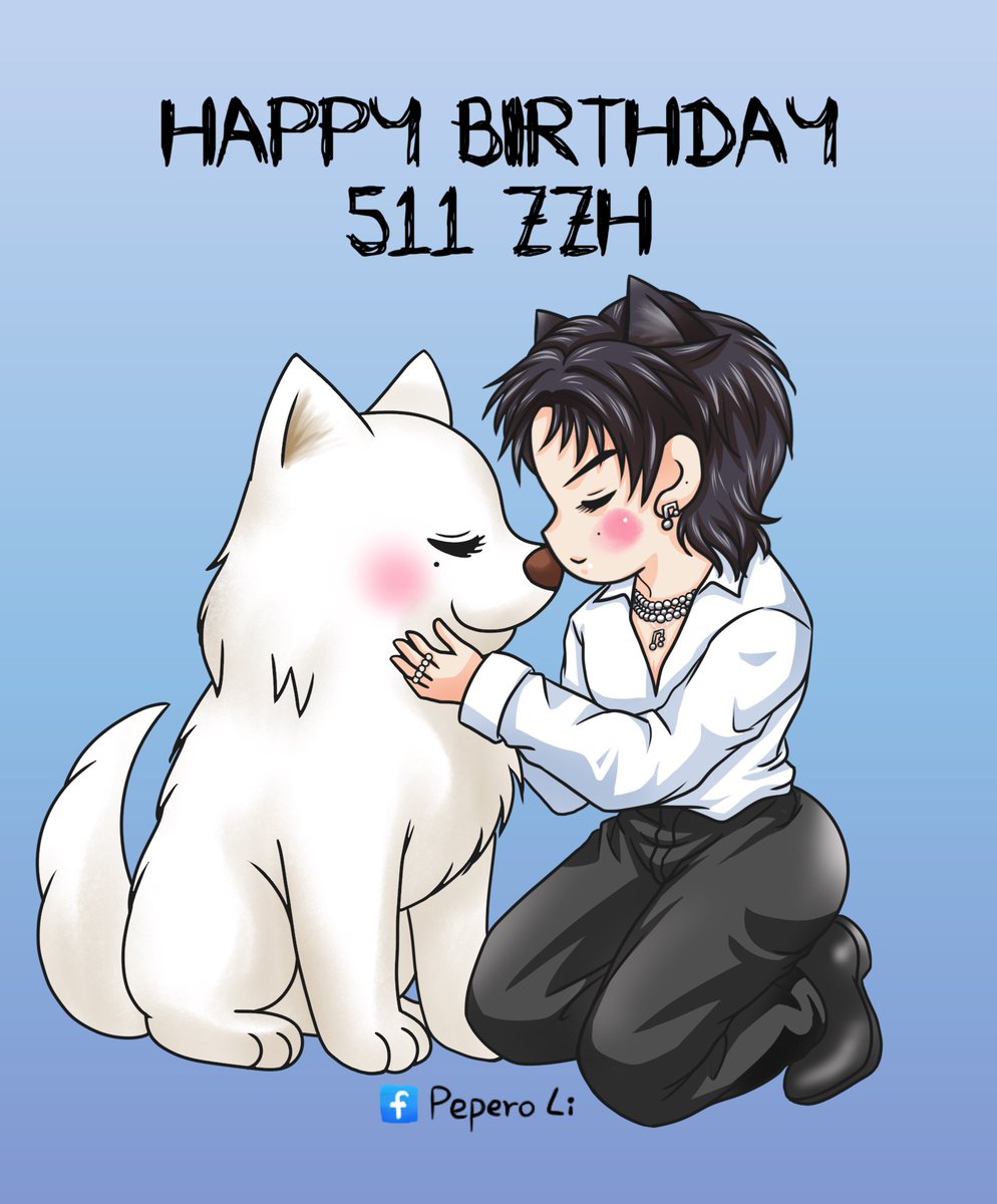 張昂老嗷師～生日快樂！！

這張跟溫周犬貓是同時想到的～然後今年不知道為什麼就是很想畫珍珠美人！

總之生日快樂唷！ 

#ZhangZhehan
#张哲瀚
#GongJun
#龚俊
#LLD
#俊哲
#浪浪钉