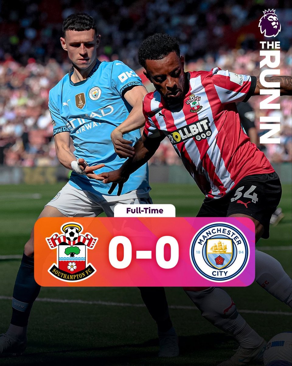 UTD_Div7's tweet image. A goaless draw between Manchester City and Southampton 
#SOUMCI #IPSBRE #Brentford
#Premierleague #southamptonvsmancity #Southampton #ManCi