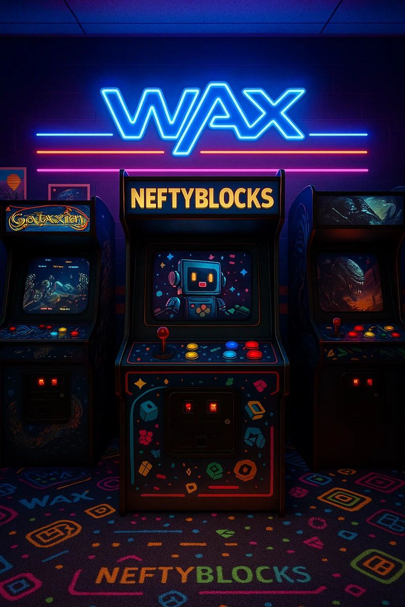 Just saying… if there’s ever a WAX arcade, this is what it has to look like. Who’s in?