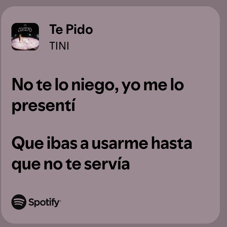 pensandoent1's tweet photo. estas canciones dedicadas a la misma persona hablan por sí solas https://t.co/0N8nqmowhA