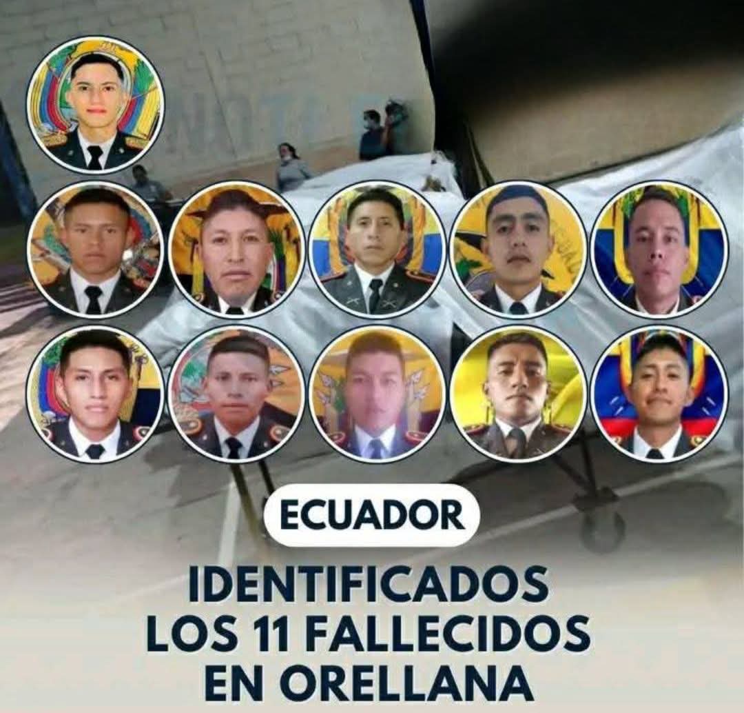 nrocba's tweet photo. @BancadaRC5 @MashiRafael @PaolaCabezasC PARA QUE TAMPOCO SE LES OLVIDE....Los uniformados fallecieron en medio de una emboscada durante un operativo contra la minería ilegal. https://t.co/ooGSPFSTRq
