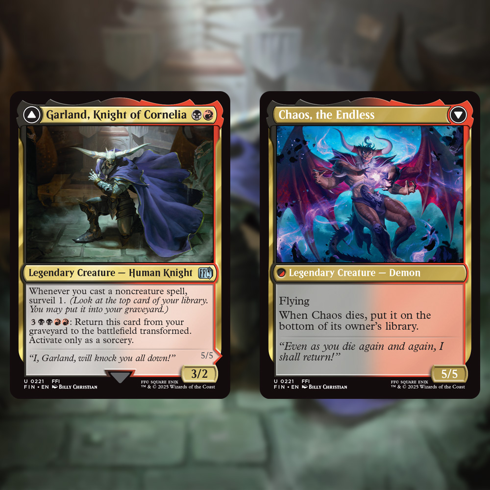 What is an epic story of heroes without an appropriate villain to match? We've seen Garland during the #MTGxFINALFANTASY First Look, but we can't resist a second look. #FF1 What is an epic story of heroes without an appropriate villain to match? We've seen Garland during the #MTGxFINALFANTASY First Look, but we can't resist a second look. #FF1