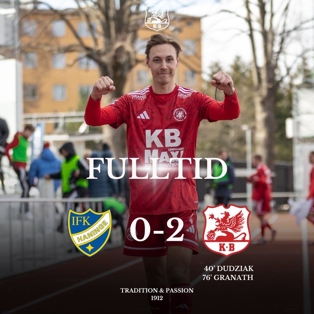 KarlbergsBK's tweet photo. KB VINNER PÅ TORVALLA IP!!🔥🔴⚪️

FORZA KB🔴⚪️ https://t.co/ejSmPb4VKU