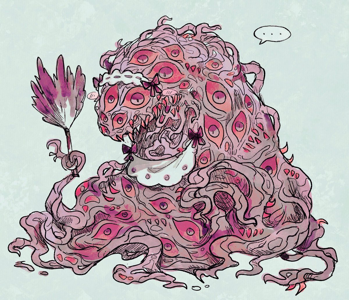 [ #oc doodle ] maid day noct