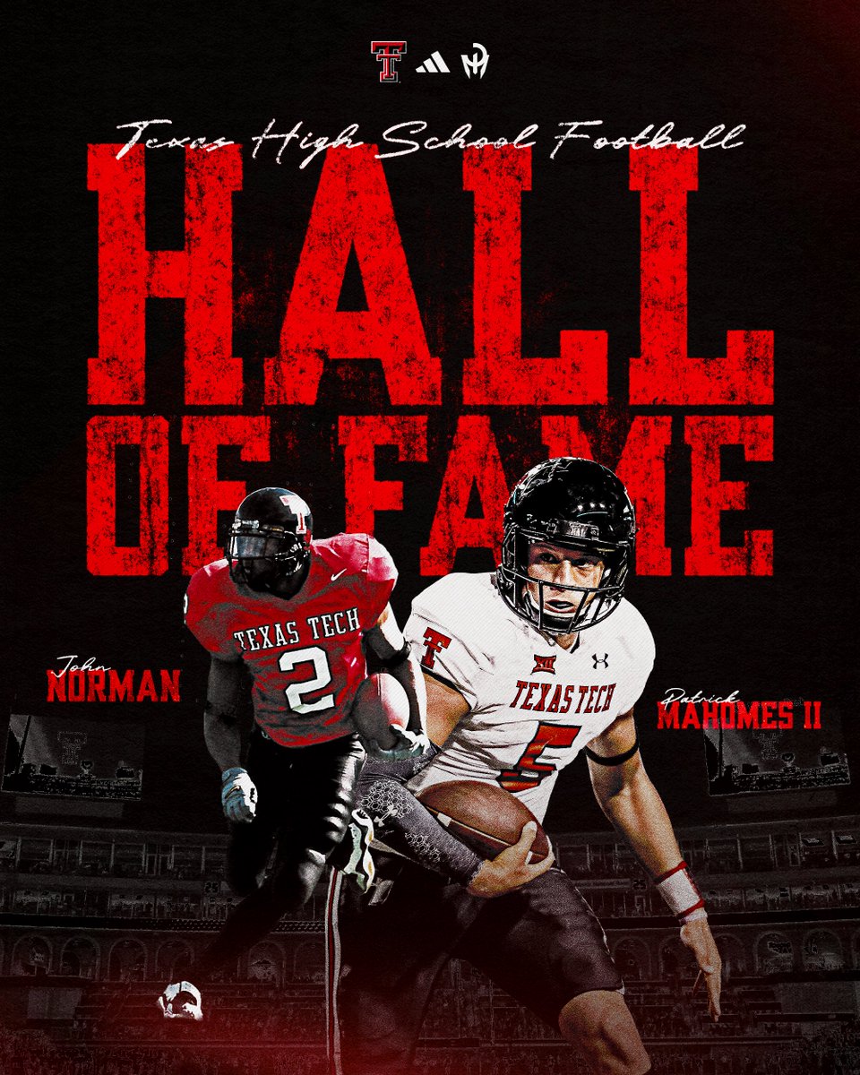 Texas Tech Football (@texastechfb) on Twitter photo Congrats to these two Red Raider legends on their induction into the Texas High School Football Hall of Fame this evening!
#WreckEm x <a href="/txhsfootballhof/">Texas High School Football Hall of Fame</a> Congrats to these two Red Raider legends on their induction into the Texas High School Football Hall of Fame this evening!
#WreckEm x <a href="/txhsfootballhof/">Texas High School Football Hall of Fame</a>