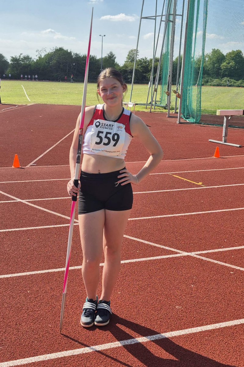 <a href="/GatesheadHAC/">Gateshead Harriers</a> Skye Marshall completes a double Gold and NEW NE Championship U17W record in the javelin with 41.11m  <a href="/UKJavelin/">UK Javelin</a>