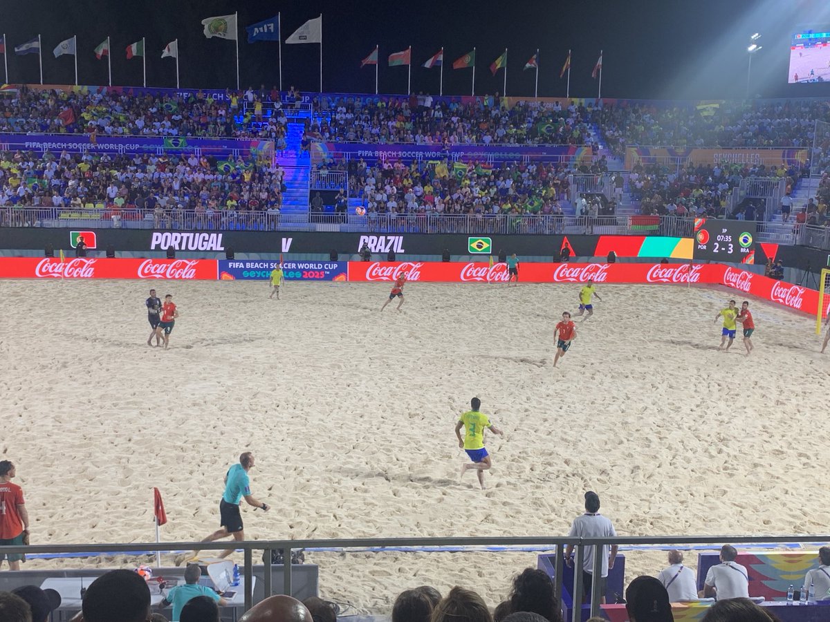 KalushaPBwalya's tweet image. #BeachSoccerWC #Seychelles #Portugal vs #Brazil