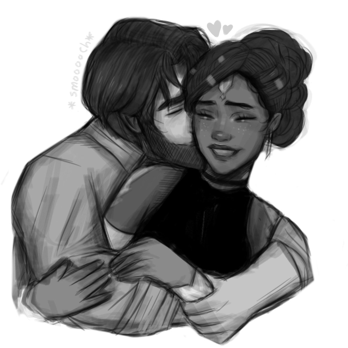 Mel getting smooches #meljay