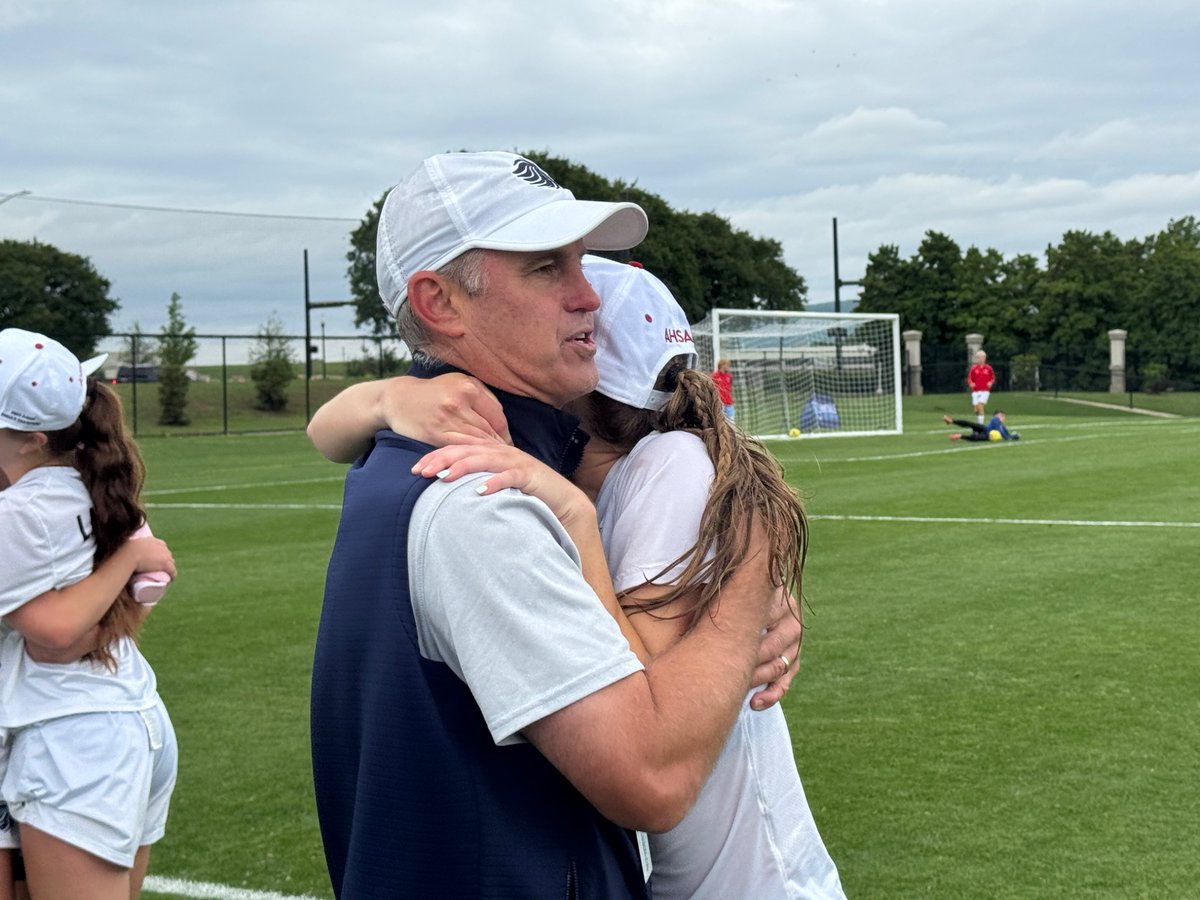 In her final game playing with her dad Ryan Leib as coach, Taylor Leib sinks the game winner and hasn’t stopped hugging her dad since.

This is what we love about sports.