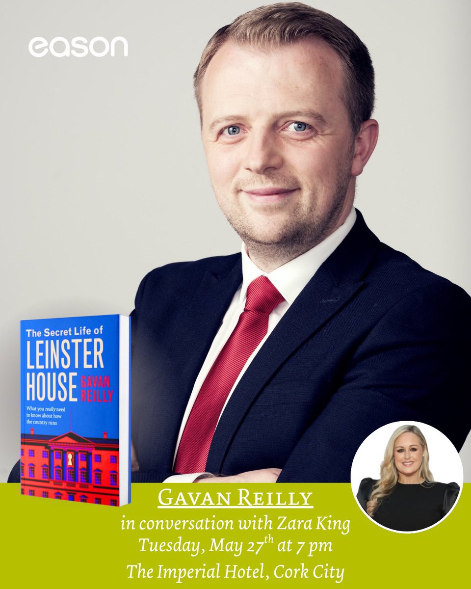 People of #Cork! <a href="/easons/">Eason</a> are hosting a special event to mark the release of 𝗧𝗵𝗲 𝗦𝗲𝗰𝗿𝗲𝘁 𝗟𝗶𝗳𝗲 𝗼𝗳 𝗟𝗲𝗶𝗻𝘀𝘁𝗲𝗿 𝗛𝗼𝘂𝘀𝗲 at the Imperial Hotel on Tuesday 27th May. 

Come along for live Q&amp;A and a signed copy of the book.

Tickets here: ti.to/eason/eason-pr…