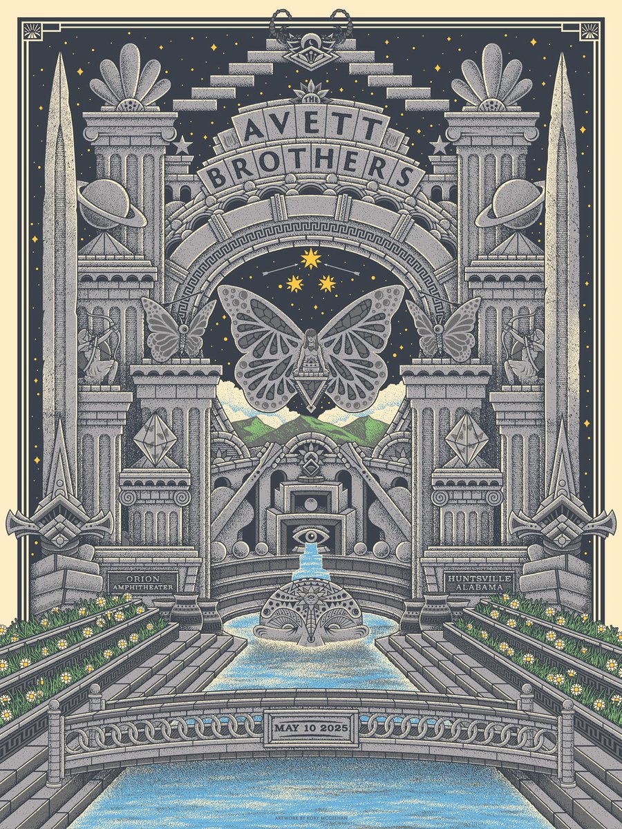 The Avett Brothers (@theavettbros) on Twitter photo Huntsville, AL! Poster for tonight’s show at <a href="/TheOrionAmp/">The Orion Amphitheater</a> is by Kory McGeehan.
Gates: 6pm
Doors: 6:30pm
Show: 7:30pm Huntsville, AL! Poster for tonight’s show at <a href="/TheOrionAmp/">The Orion Amphitheater</a> is by Kory McGeehan.
Gates: 6pm
Doors: 6:30pm
Show: 7:30pm