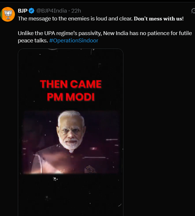 prjsanjay's tweet photo. Still politics, shame on you
07 May 2025 https://t.co/1gNKbBYUhE
