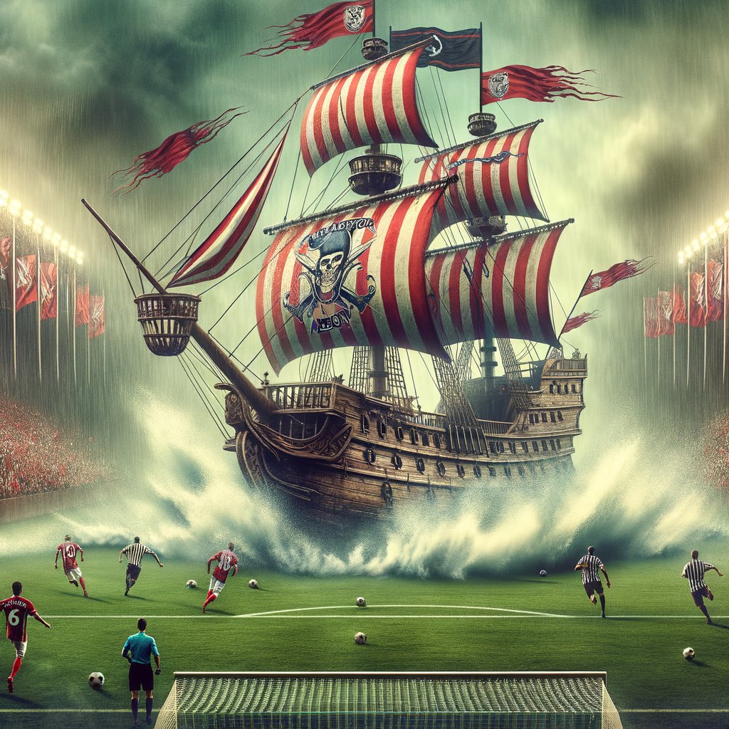 ⚓️ Captains Log: A fierce battle was fought at Ampstle Farm! Maretow Albion led with F.Soares &amp; F.Robaina's cannon fire, yet Holds Stall Villa rained heavy blows with a late equalizer! A draw, a scallywag's curse! We sail on to conquer again! #PiratePride
