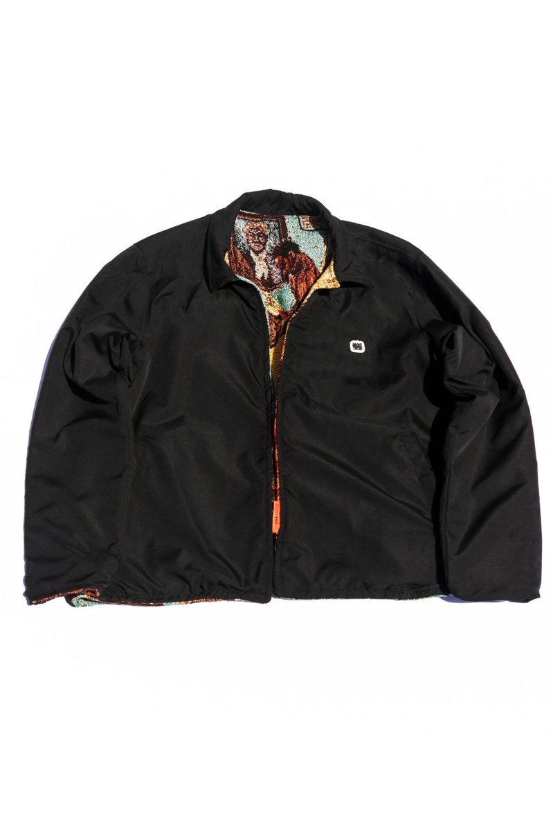 Shutabug's tweet image. Been cooking this for a minute now it’s ready to drop! Reversible jacket, 15 limited editions. Each custom + numbered. You choose the name, I hand-illustrate it on the back (e.g. '08 SHUTA').
Worldwide shipping. Orders open: alabimayowa.com/shirts