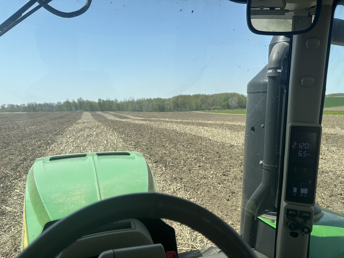 Beautiful morning to be on team tillage!
