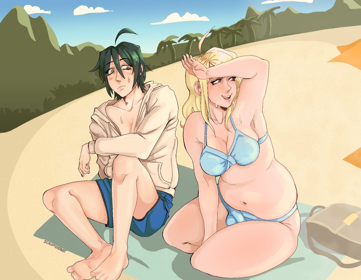 scrumdebat's tweet image. 🌞⛱️ #drv3 #danganronpa #saimatsu