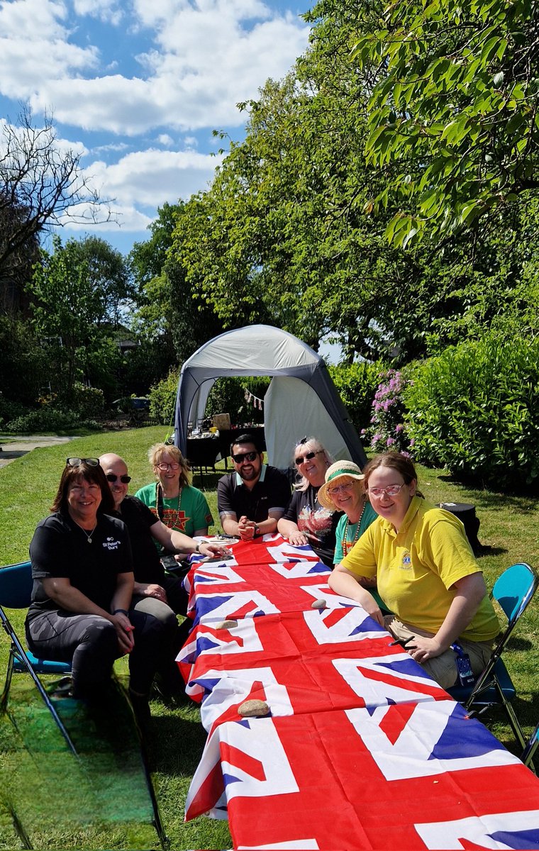 Went along to support Bury Lions table top sale and VE day celebration at St. Peters Church today. Bloco Ashe Samba Band came along too to entertain us.  It was so nice, I was asked to perform with them, and it seems I do have some rhythm after all .