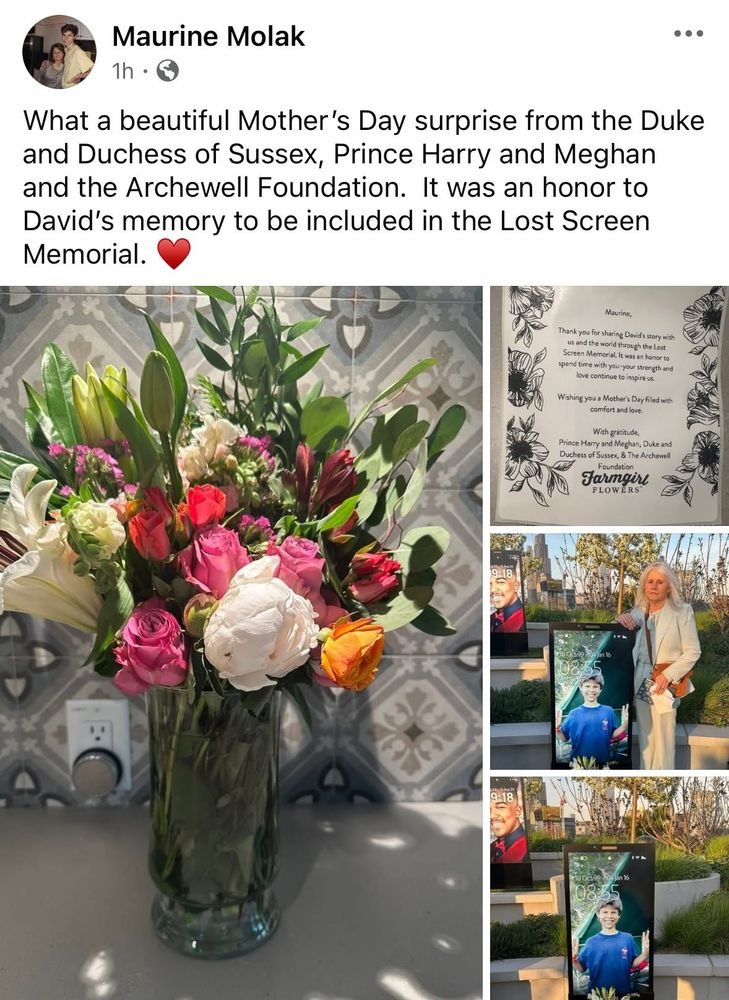So sweet and so kind of Prince Harry and Meghan, the Duke and Duchess of Sussex and the Archewell Foundation to surprise these moms who lost kids to online harm with beautiful bouquets this Mother's Day.

#MothersDay2025 #PrinceHarry #MeghanSussex #ParentNetwork