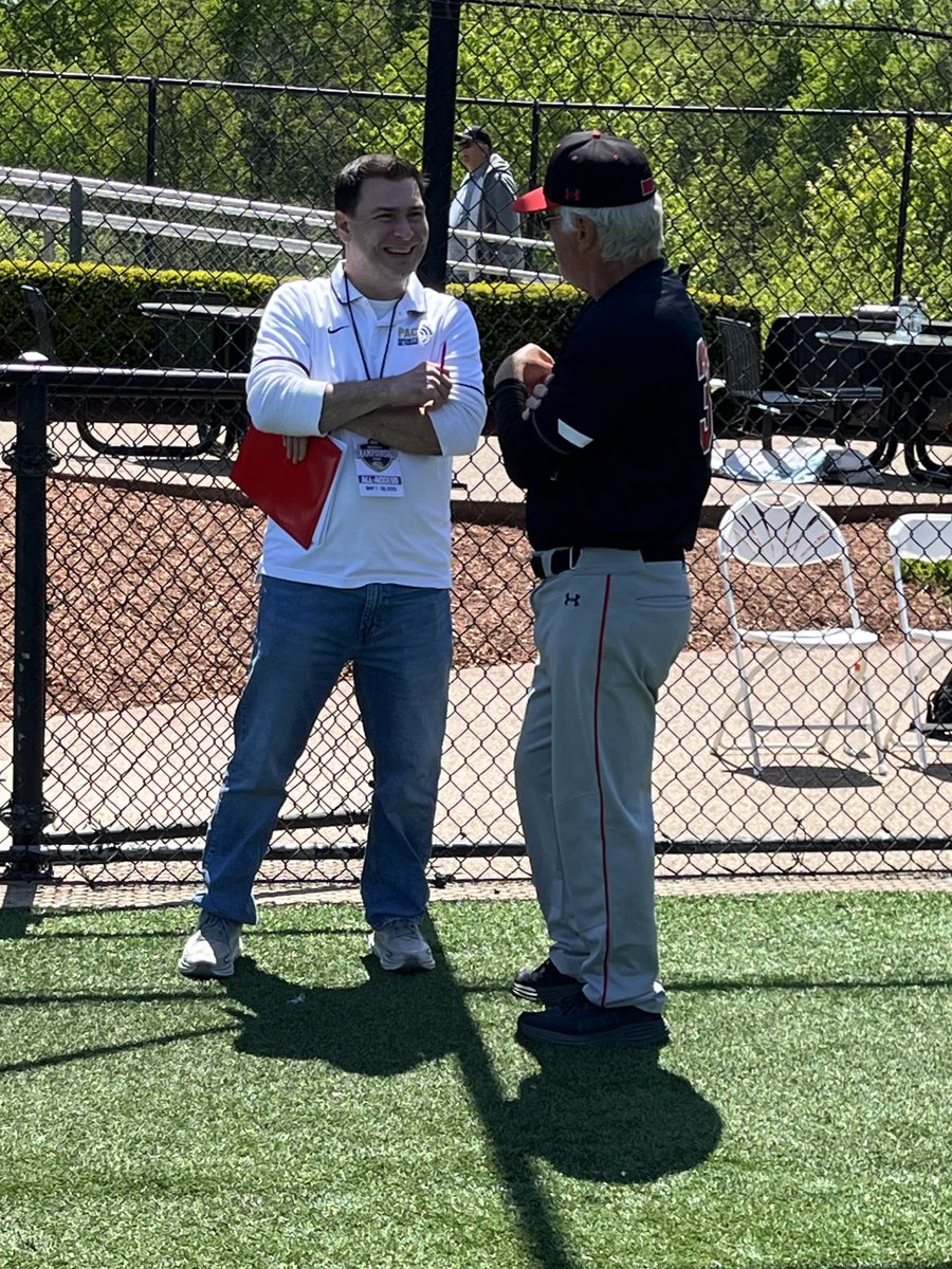 Presidents’ Athletic Conference (@pac_athletics) on Twitter photo Randy Gore from <a href="/PACSports/">PAC Sports Network</a> chats with <a href="/GCC_Wolverines/">Grove City College Athletics</a> Head Coach Matt Royer prior to Saturday’s PAC ⚾️ Championship. The PAC and all our schools are so fortunate to have Randy and the extraordinary PAC Sports Network team on the call for so many of our championships & All-PAC Randy Gore from <a href="/PACSports/">PAC Sports Network</a> chats with <a href="/GCC_Wolverines/">Grove City College Athletics</a> Head Coach Matt Royer prior to Saturday’s PAC ⚾️ Championship. The PAC and all our schools are so fortunate to have Randy and the extraordinary PAC Sports Network team on the call for so many of our championships & All-PAC