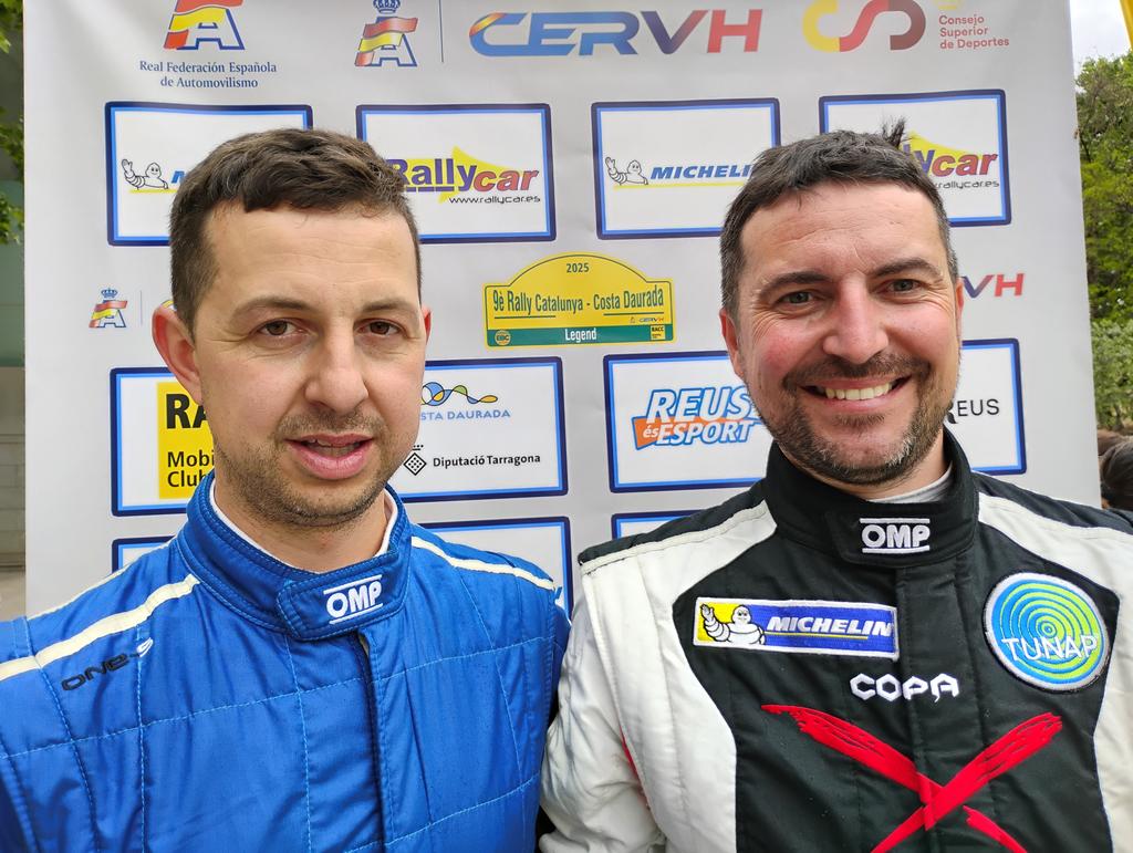 cerh_rfeda's tweet photo. Finalizado el #RallyCatalunyaCostaDaurada, tercera prueba del #CERVH, con victoria absoluta y en la categoría #Pre81 para Javier e Iván Bouza. En #Pre92 se han impuesto Alex Dude y Dani Muntadas y en #Pre2000 los ganadores han sido Toni Alfonso y Jonay Miranda. https://t.co/f0cLTyKJCv