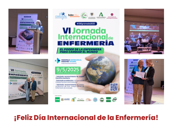 Asenhoa (@asenhoa) on Twitter photo Enhorabuena a todas las organizaciones que han participado en la VI Jornada Internacional de Enfermería.
Ha sido un honor para Asenhoa participar activamente y entregar uno de los premios.
¡Gracias <a href="/codegraes/">Colegio Enfermería Granada #UnaEnfermeraentuVida</a> por tu compromiso con la excelencia en Enfermería!
<a href="/consejo_andaluz/">Consejo Andaluz de Enfermería</a> Enhorabuena a todas las organizaciones que han participado en la VI Jornada Internacional de Enfermería.
Ha sido un honor para Asenhoa participar activamente y entregar uno de los premios.
¡Gracias <a href="/codegraes/">Colegio Enfermería Granada #UnaEnfermeraentuVida</a> por tu compromiso con la excelencia en Enfermería!
<a href="/consejo_andaluz/">Consejo Andaluz de Enfermería</a>