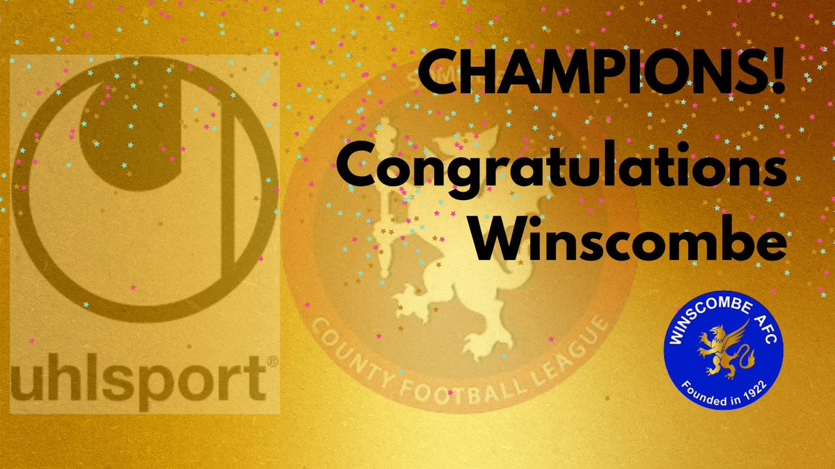 Somerset County FL (@somersetcfl) on Twitter photo And <a href="/Winscombefc/">Winscombe AFC Senior</a> are CHAMPIONS!!!!
A 2-0 win against St George gives Winscombe the W and sees them crowned Division Two Champions!!
Congratulations Winscombe, enjoy your night 🎉🥳🍾🎉 And <a href="/Winscombefc/">Winscombe AFC Senior</a> are CHAMPIONS!!!!
A 2-0 win against St George gives Winscombe the W and sees them crowned Division Two Champions!!
Congratulations Winscombe, enjoy your night 🎉🥳🍾🎉