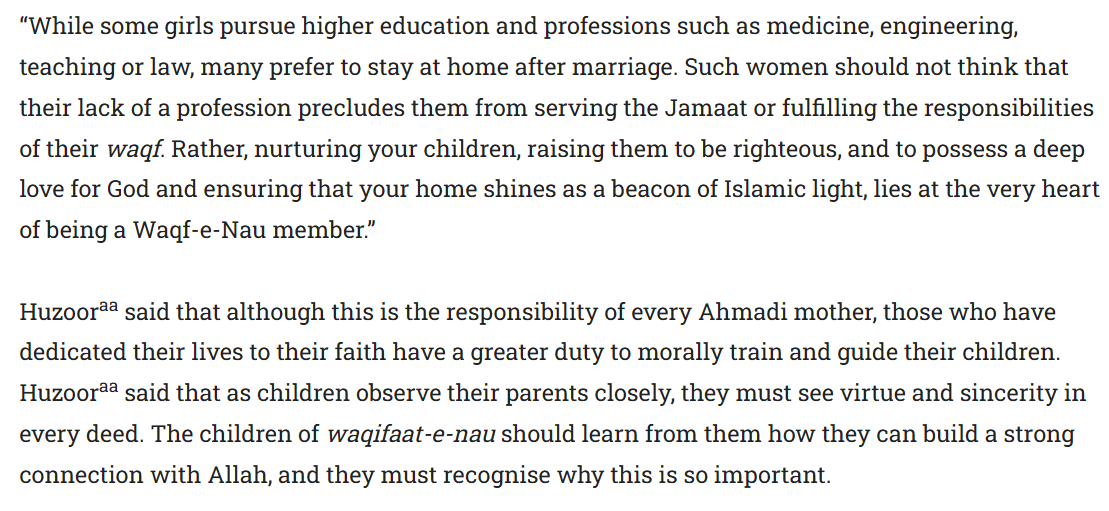 1/3

Was js reading this study and its crazy how psychologically speaking, separation from your mum as a kid can literally mess up your brain and future

Alhamdulillah for Islam; already stating the importance of women staying home to raise kids ✅

The home is their first school