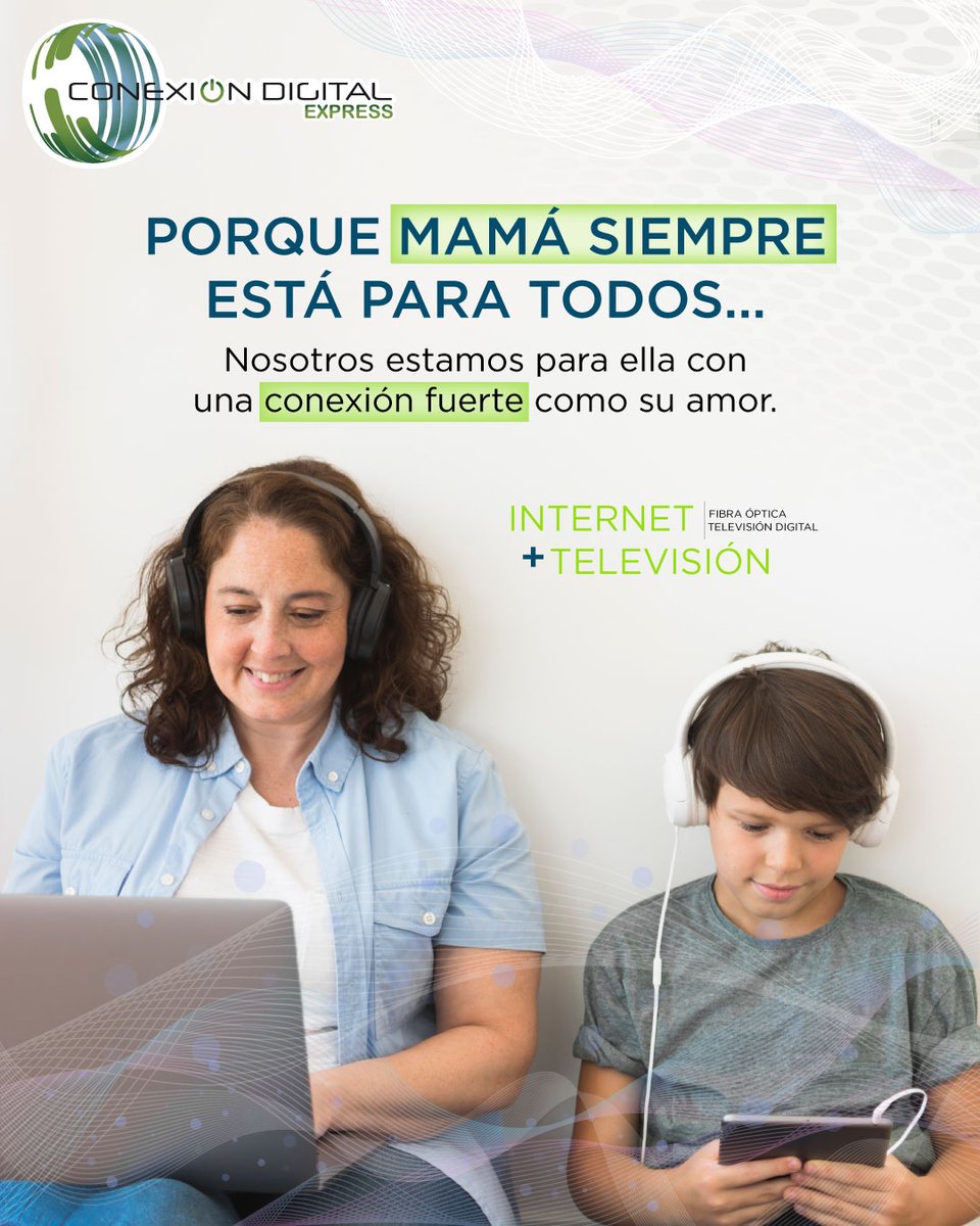 ¡Ella es la que siempre tiene señal 🫰💪fuerte, paciencia ilimitada y cobertura 💯 total!📡📺
Fortalece tu conexión con mamá y adquiere tu plan fibra hogar

Escríbenos y danos el gusto de atenderte:
📲 3124788888 - (601) 7965110