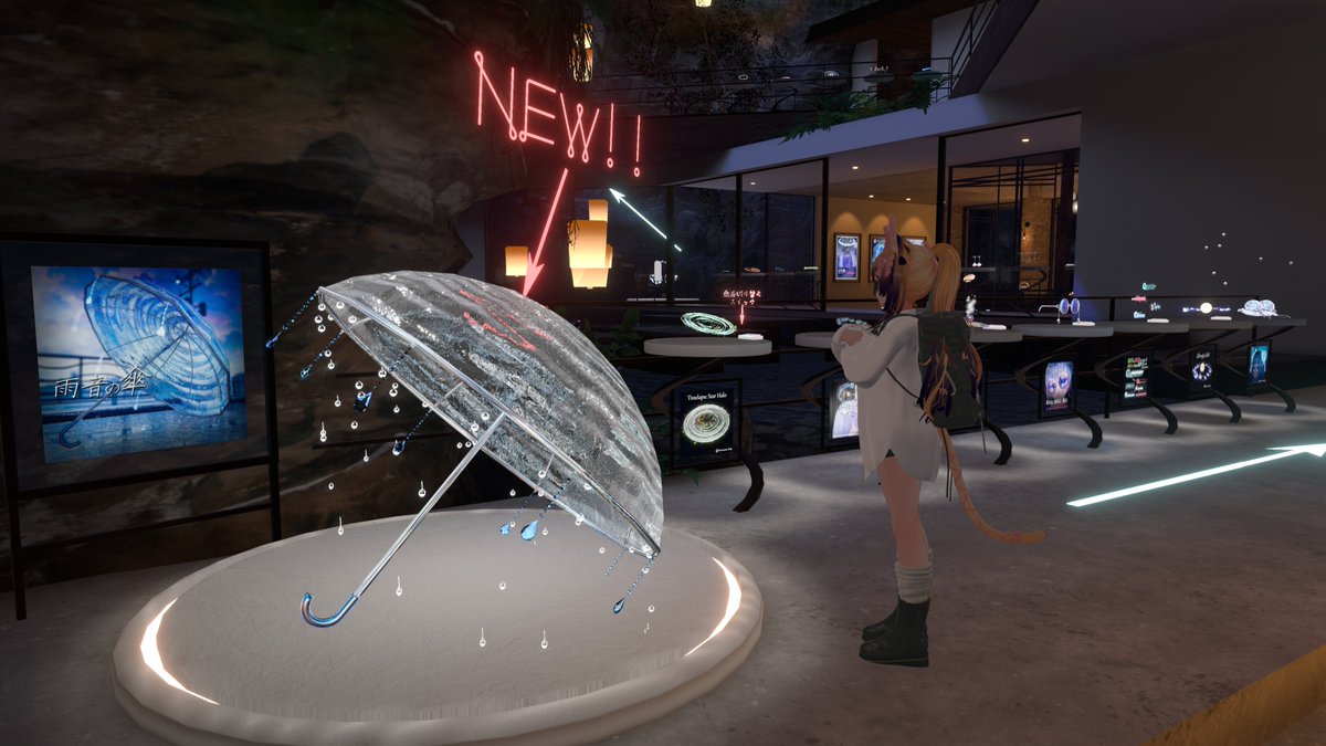 VR_ManaLeaf's tweet image. おはようわーるど

ギミック付きの雑貨やアクセサリーを販売しているお店の展示ワールド
VRCで見れることに意味がある。確認ダイジ

world名→はるさめ雑貨店-アトリエ＆ギャラリー-
URL→vrchat.com/home/world/wrl…

#うちのこサラちゃん
#VRChat
#わこーのあとりえ
#VRChat_world紹介
#葉っぱの仮想旅