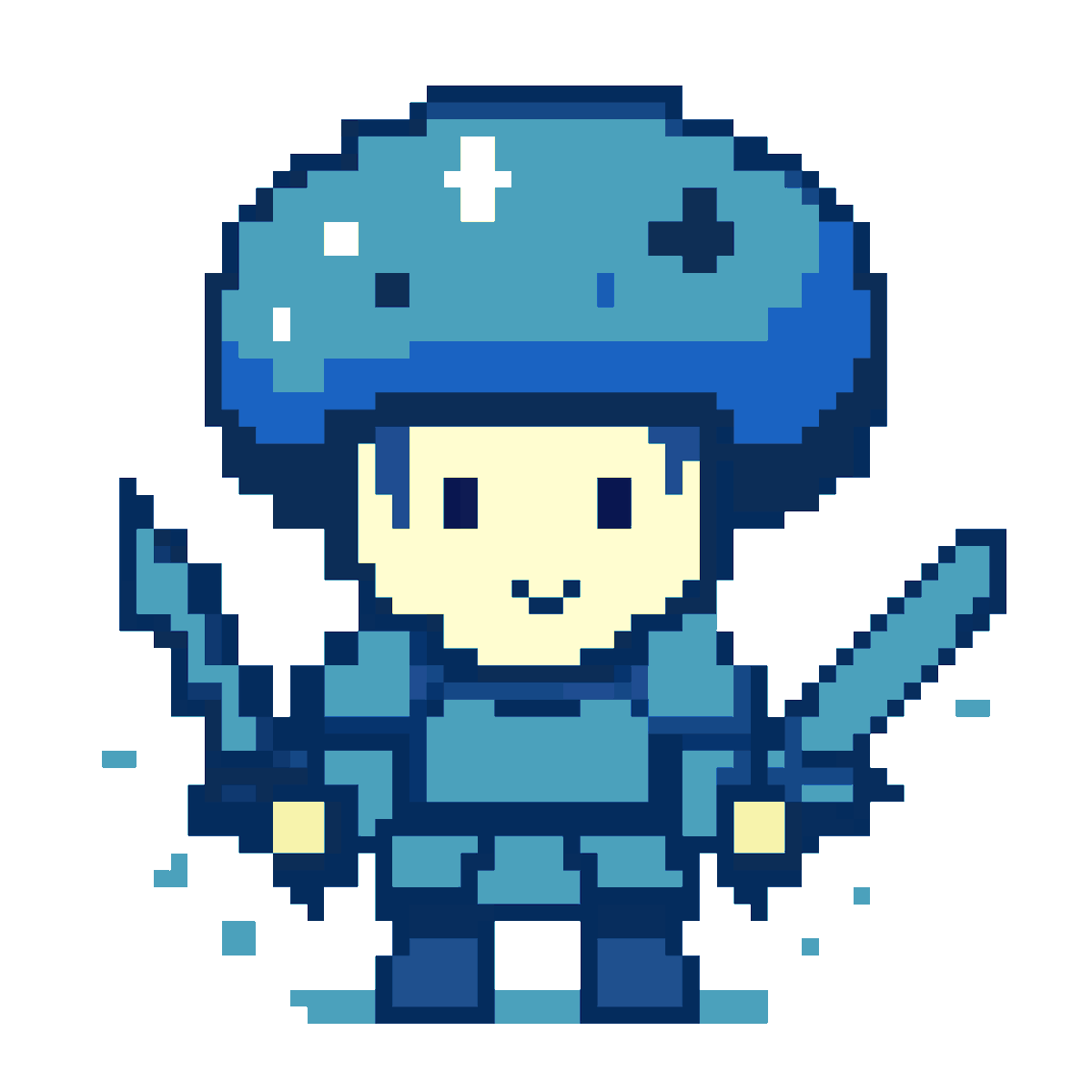 Rudius0s's tweet photo. New pixel drop! Meet Glacisurge, the icy sentinel of #FrostcapHollow from the Mushroomverse
Sheโs cold, calm, and ready for battle โ and now available on prints, shirts, and more!
๐ https://t.co/kLT1vKg6Ui
#pixelart #mushroomverse #indiedev #fantasyart #retrogame #cutepixels https://t.co/EpQ7pf0AtB