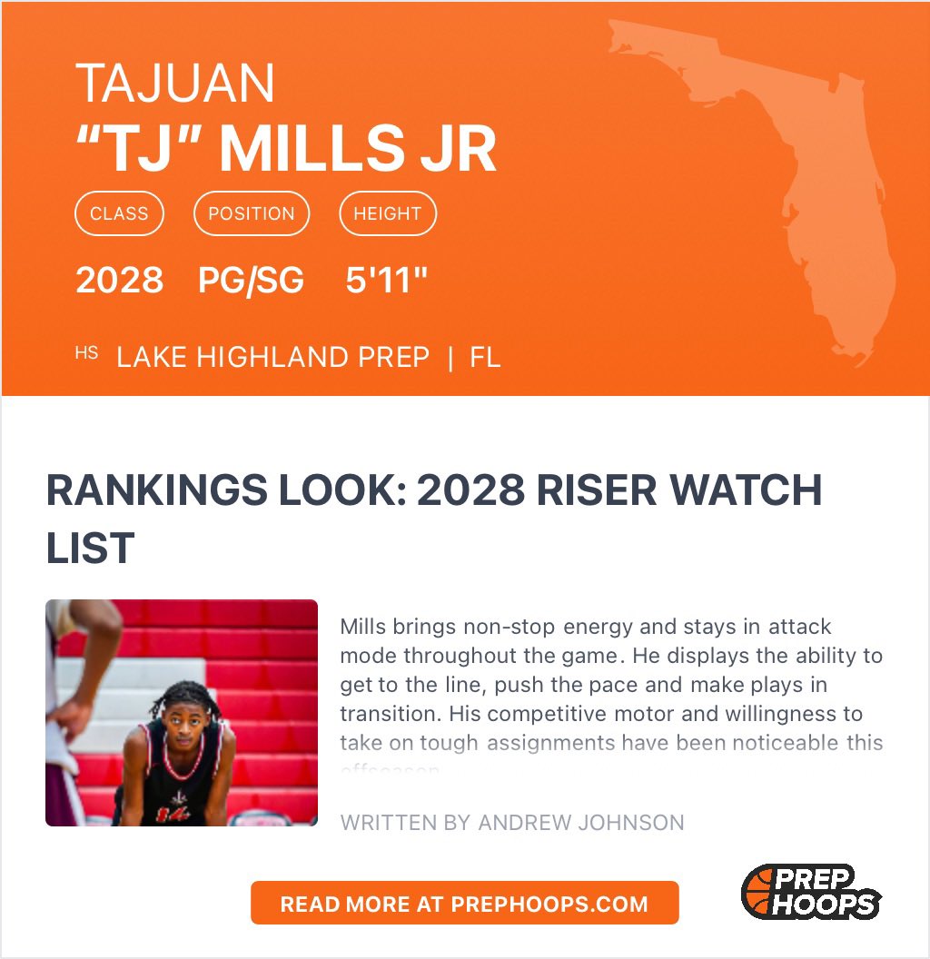 TajuanJrr's tweet image. Major shoutout to @prephoopsfl for the recognition and noticing my hard work!! Much more to come during this summer season. @RealNews102 @lhpsbasketball @SE_Elite_3SSB