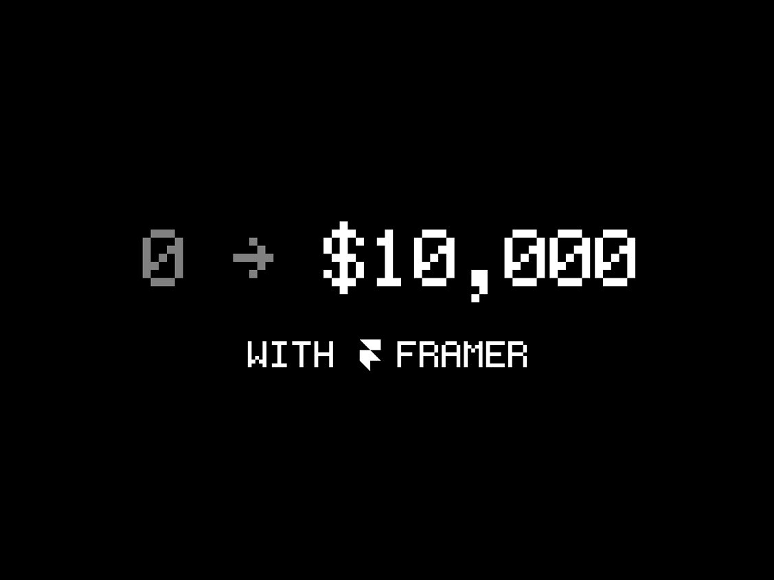orinfitzgerald's tweet image. hey @framer community!
in the next 55 days, i’ll attempt to build a framer business from scratch and make $10,000.
will i succeed? follow along, and let’s see:)