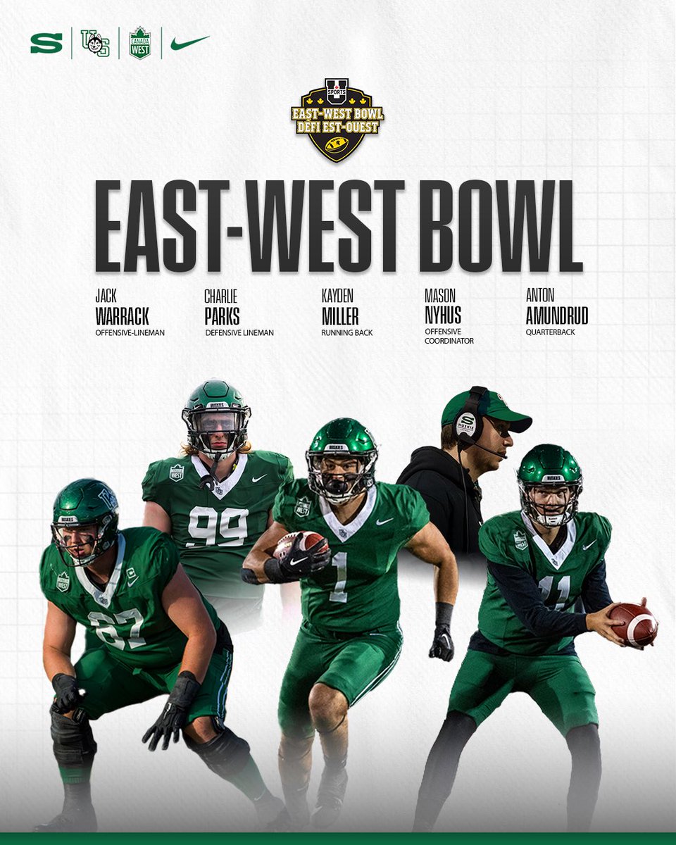 East-West Bowl game is kicking off in Waterloo 🏈

find the link for the livestream, stats, and more in the link in our bio to check in on today’s action!

#HuskiePride | #PowerofthePack