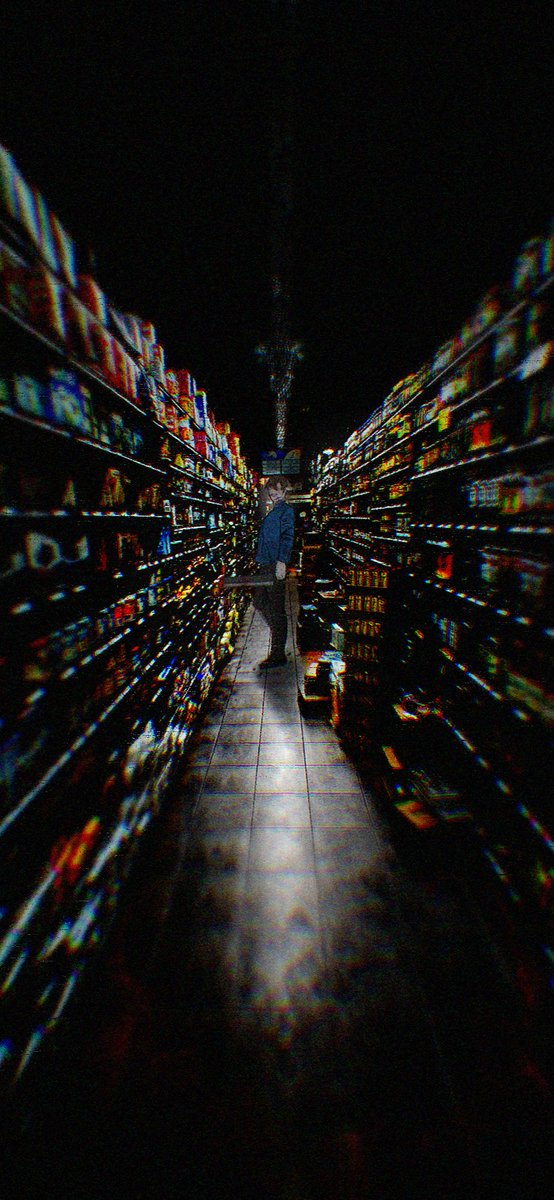 #괴담출근 
룩키마트에 어서오세요!