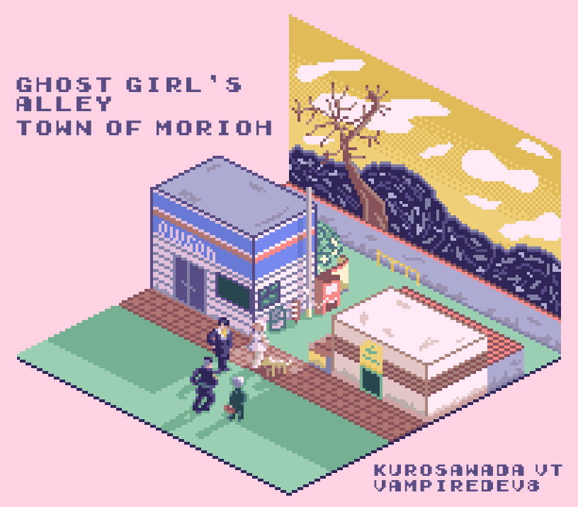 Kuro Sawada 🧛♀️⚡️🎀 Vampino VTuber (@kurosawada_vt) on Twitter photo The Bizarre Summer of 1999
グレートだぜ!
--
Another art collab between me & <a href="/VampireDev8/">VampireDev</a> !!
My fave JJBA is Diamond is Unbreakable, so thought of making a piece ^^ (I did the BG, Vamp did the sprite work!)
#ドット絵 #pixelart #JoJosBizzareAdventure #ジョジョの奇妙な冒険 The Bizarre Summer of 1999
グレートだぜ!
--
Another art collab between me & <a href="/VampireDev8/">VampireDev</a> !!
My fave JJBA is Diamond is Unbreakable, so thought of making a piece ^^ (I did the BG, Vamp did the sprite work!)
#ドット絵 #pixelart #JoJosBizzareAdventure #ジョジョの奇妙な冒険