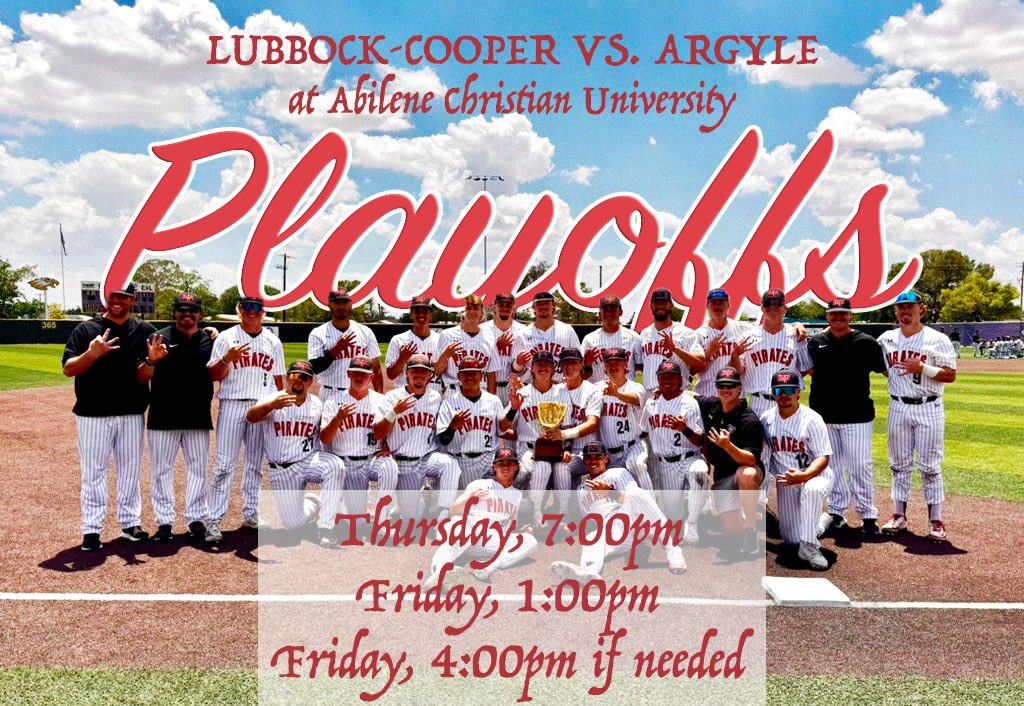 AthleticsLCHS (@pirate_ath) on Twitter photo The stage is set for <a href="/LCPbaseball/">LCP Baseball</a>! Check out next week’s Playoff Game information!
#FamilyAintAlwaysBlood #LCPFamily The stage is set for <a href="/LCPbaseball/">LCP Baseball</a>! Check out next week’s Playoff Game information!
#FamilyAintAlwaysBlood #LCPFamily