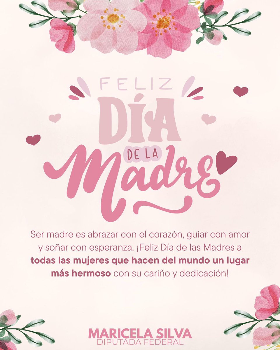 MaricelaSilvaAn's tweet photo. Ser mamá es escuchar con el corazón, luchar con el alma y amar sin medida. Este 10 de mayo celebro a aquellas mujeres que hacen del mundo el lugar más hermoso. ¡Feliz #DíaDeLasMadres! https://t.co/IcVTuKv0qd