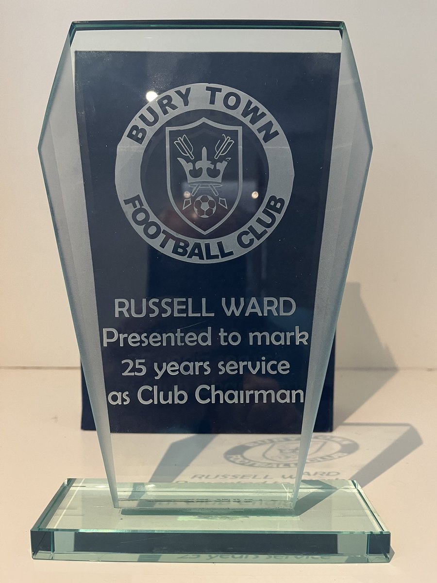 Russellwardbtfc (@russbury) on Twitter photo Proud to receive this at last nights <a href="/BuryTownFC/">Bury Town FC (P)</a> awards evening, it’s been an eventful 25 years but enjoyed it immensely. Met so many people over the years that are now friends and a few that aren’t 😂😂 Proud to receive this at last nights <a href="/BuryTownFC/">Bury Town FC (P)</a> awards evening, it’s been an eventful 25 years but enjoyed it immensely. Met so many people over the years that are now friends and a few that aren’t 😂😂