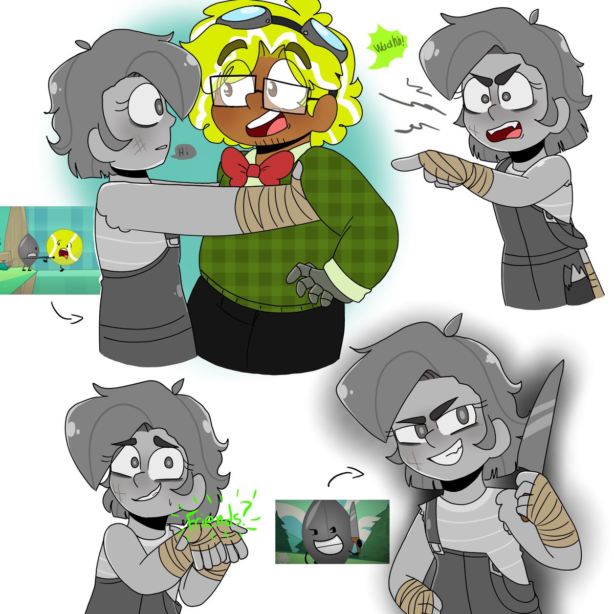 Bfdia 19 spoilers 
.
.
.
.
.
Oooooooh the joy I felt this episode 
[#BFDIA19 #bfdia #leafy #bfdi #battlefordreamisland #osc]