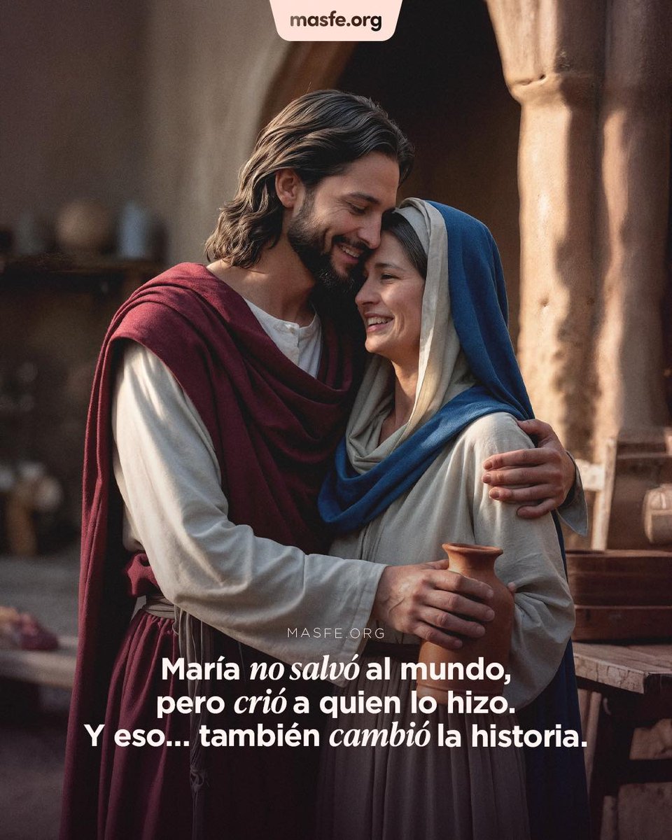 Masfe_org's tweet photo. El amor de una madre trajo al Salvador al mundo.

#masfe #maria #AmarcomoMamá https://t.co/pcqvoBnZgc
