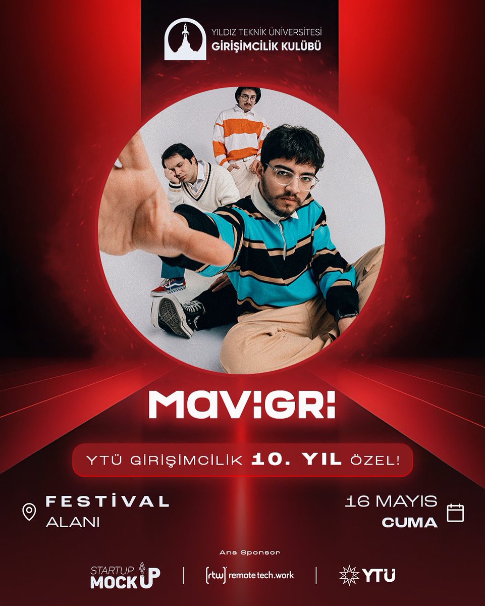 MAVİ GRİ STARTUP MOCKUP’da🚀🚀

StartUp MockUp’ın finalinde kulübümüzün 10. yılına özel bir konser düzenliyoruz.

Müzikleriyle büyüleyen MAVİ GRİ 16 Mayıs 21.00’da festival alanında bizlerle🥳

#konser #ytu #yıldıztekniküniversitesi #Startup #ytügirişim #girişim #girişimcilik