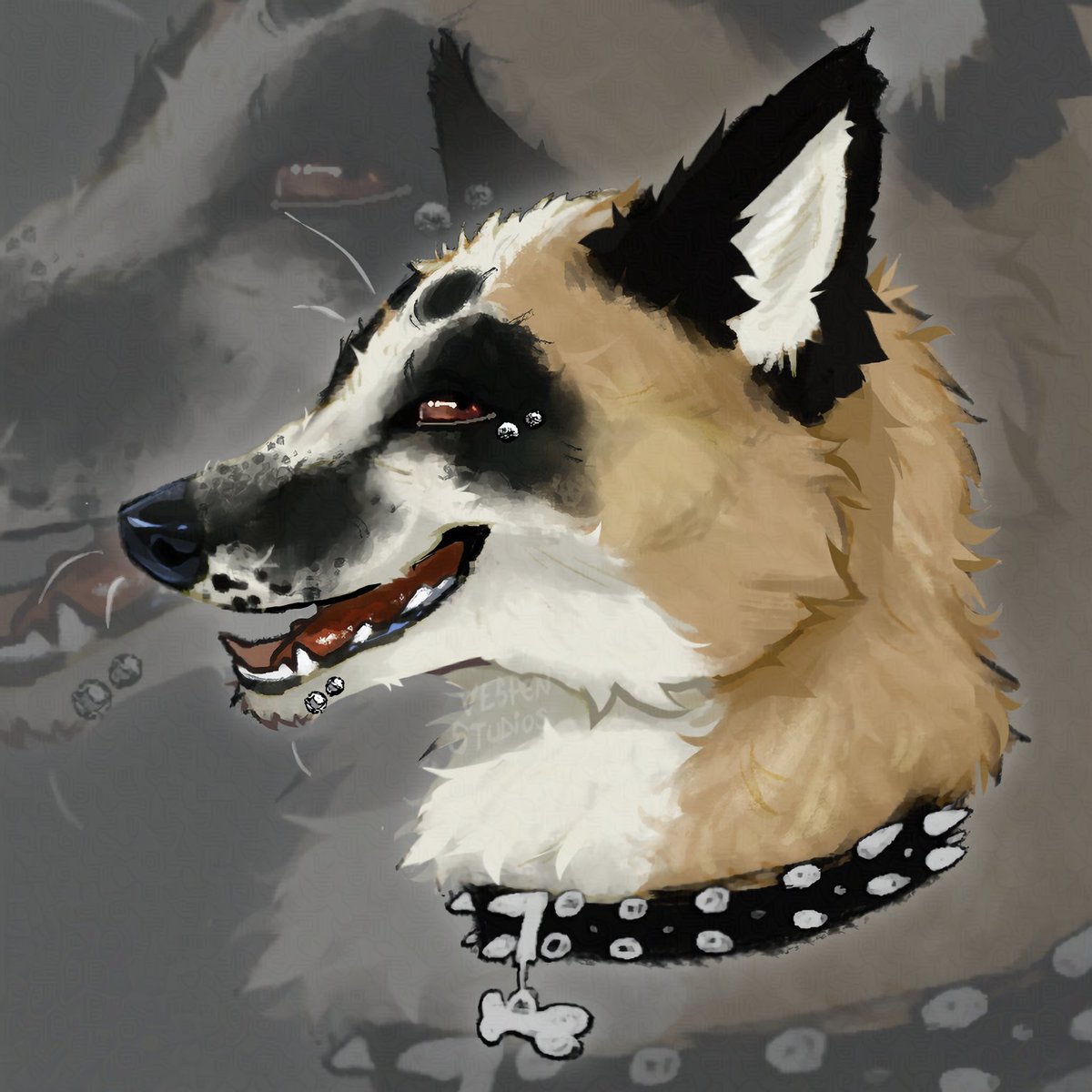 Sketch attempt of mixing my current render style to my old lineart style