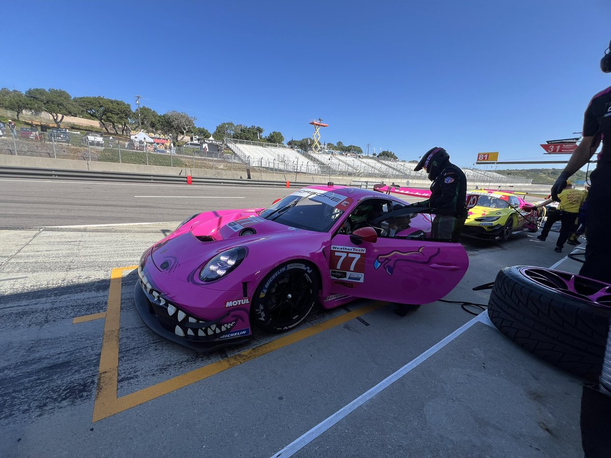AO Racing ๐ฆ (@aoracingusa) on Twitter photo Green green green for Roxyโs second practice session! <a href="/klausbachler/">Klaus_Bachler</a> is starting things off.
๐ <a href="/WeatherTechRcwy/">WeatherTech Raceway Laguna Seca</a>
โฑ๏ธ IMSA.com/scoring
๐ป imsaradio.com
#IMSA | Practice Two Green green green for Roxyโs second practice session! <a href="/klausbachler/">Klaus_Bachler</a> is starting things off.
๐ <a href="/WeatherTechRcwy/">WeatherTech Raceway Laguna Seca</a>
โฑ๏ธ IMSA.com/scoring
๐ป imsaradio.com
#IMSA | Practice Two