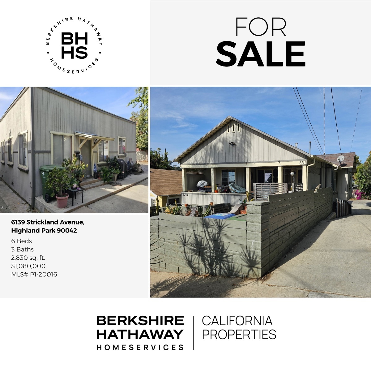 RebeccaSellsLA's tweet photo. 🏡 Prime Opportunity Triplex Investment in Highland Park! 💼

💲 Offered at $1,080,000
📍 Located in one of LA’s most in-demand neighborhoods

🔑 Property Highlights:
• Three spacious 2-bed, 1-bath units-(one unit has an extra room being used as a bedroom without a closet)
•... https://t.co/eosHwDuSGs