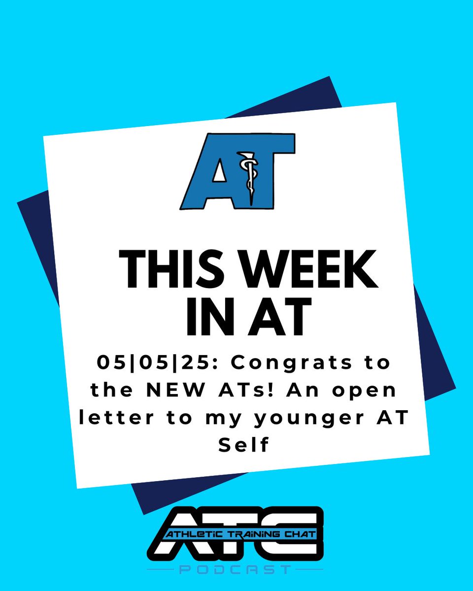 atcchat's tweet photo. This Week in AT: 05|05|2025-CONGRATS New ATs. An open letter to myself.
Lessons learned and trying to remind myself (and anyone else) to keep driving forward.
Sign up/Read on Substack: https://t.co/ETPMdzPx4i
LINK: https://t.co/qFeLOiUcxL
#ThisWeekInAT #AdaptedToAT https://t.co/7WO77sTHcH
