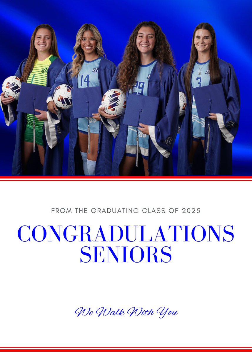 ConGRADulations to our Seniors! We wish you the best in all your future paths!👌⚪️🔵